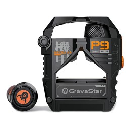 GRAVASTAR SIRIUS P9 PLUS TRUE BLUETOOTH 5.3 ACTIVE NOISE CANCELLATION ANC HEADPHONES 28H PLAYTIME ENC CLEAR CALL IPX4 FOR SPORTS WORK CUSTOMIZATION APP FOR IOS ANDROID WIRELESS EARBUDS – BLACK