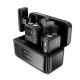 WIWU WI-WM005 BLUETOOTH 5.3 WITH APPLE & TYPE-C RECEIVER, ANC NOISE REDUCTION, REVERB & 6H BATTERY DUAL LAVALIER MICROPHONE - BLACK