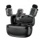 WIWU WI-WM008 2-IN-1 WITH ANC NOISE CANCELLATION, 360° PICKUP, 50M RANGE & CHARGING CASE DUAL WIRELESS LAVALIER MICROPHONE - BLACK