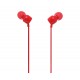 JBL TUNE 110 9MM DRIVERS PURE BASS SOUND BUILT-IN MIC IN EAR HEADPHONES - RED