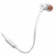 JBL TUNE 110 9MM DRIVERS PURE BASS SOUND BUILT-IN MIC IN EAR HEADPHONES - WHITE