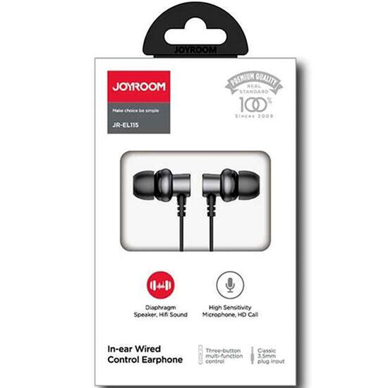 JOYROOM JR-EL115 IN-EAR WIRED CONTROL EARPHONE