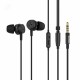 SADES WINGS 10 SA-610 IMMERSIVE GAME SOUND 3.5MM AUX EARBUDS WIRED GAMING EARPHONES - BLACK