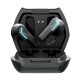 PORODO PDX415 TRUE WIRELESS 6 HOUR PLAY DUAL MICROPHONE GAMING EARBUDS - BLACK  