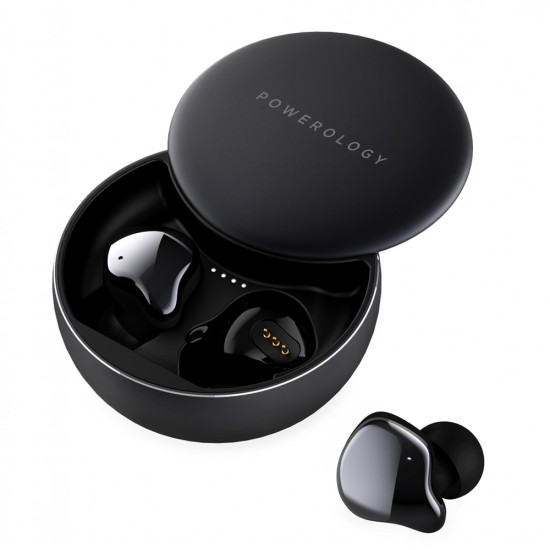 POWEROLOGY PRIMO TOUCH CONTROL 5.0 BLUETOOTH TRUE WIRELESS EARBUDS - GREY