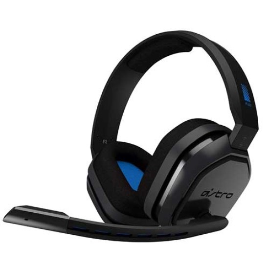 ASTRO A10 WIRED 3.5MM GAMING HEADSET WITH FLIP-TO-MUTE MICROPHONE - BLACK /BLUE