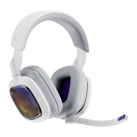 ASTRO A30 40MM 27 HOURS PLAYTIME LIGHTSPEED WIRELESS GAMING HEADSET FOR PLAYSTATION - WHITE/PURPLE