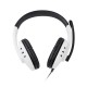 DOBE LIGHTWEIGHT DEEP BASS STEREO 3D SURROUND SOUND WIRED HEADPHONES WITH MIC - WHITE