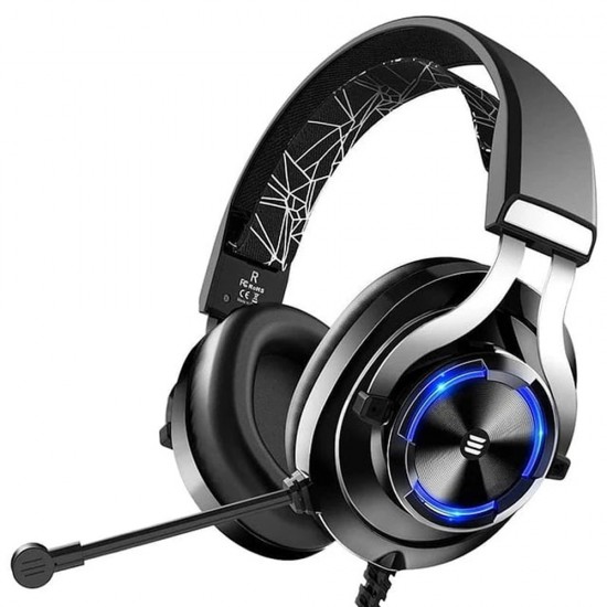 EKSA E3000 SUPERIOR STEREO SOUND 50MM DRIVERS NOISE CANCELLING MIC WIRED GAMING HEADSET - BLACK