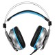 EKSA E800 UPGRADED STEREO SURROUND 5OMM DRIVER WITH COOL LED LIGHT WIRED GAMING HEADSET - BLUE