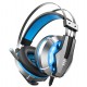 EKSA E800 UPGRADED STEREO SURROUND 5OMM DRIVER WITH COOL LED LIGHT WIRED GAMING HEADSET - BLUE