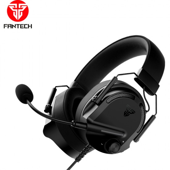 FANTECH ALTO HG26 7.1 VIRTUAL SURROUND SOUND 50MM DRIVERS VOLUME KNOB RGB GAMING HEADSET - BLACK 