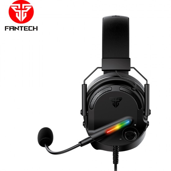 FANTECH ALTO HG26 7.1 VIRTUAL SURROUND SOUND 50MM DRIVERS VOLUME KNOB RGB GAMING HEADSET - BLACK 