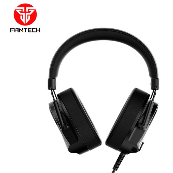 FANTECH ALTO MH91 50MM DRIVERS VOLUME KNOB DETACHABLE MICROPHONE MULTI-PLATFORM WIRED GAMING HEADSET - BLACK