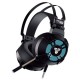 FANTECH HG11 PRO CAPTAIN 7.1 VIBRATION RGB 50MM MAGNETIC DRIVERS SURROUND SOUND NOISE ISOLATION FOLDABLE MIC VOLUME CONTROL MIC USB BRAIDED CABLE RGB GAMING HEADSET - BLACK