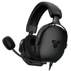 FANTECH HG30 CARBON 7.1 SURROUND SOUND USB NOISE CANCELING MIC FOLDABLE DESIGN WITH AUDIO CONTROL AND COMPATIBLE EARMUFFS GAMING HEADSET - BLACK