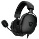 FANTECH HG30 CARBON 7.1 SURROUND SOUND USB NOISE CANCELING MIC FOLDABLE DESIGN WITH AUDIO CONTROL AND COMPATIBLE EARMUFFS GAMING HEADSET - BLACK