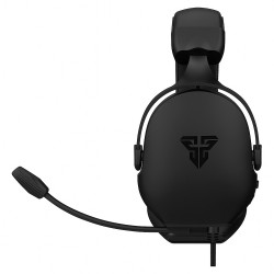 FANTECH HG30 CARBON 7.1 SURROUND SOUND USB NOISE CANCELING MIC FOLDABLE DESIGN WITH AUDIO CONTROL AND COMPATIBLE EARMUFFS GAMING HEADSET - BLACK