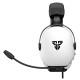 FANTECH HG30 CARBON 7.1 SURROUND SOUND USB NOISE CANCELING MIC FOLDABLE DESIGN WITH AUDIO CONTROL AND COMPATIBLE EARMUFFS GAMING HEADSET - WHITE