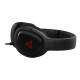 FANTECH VIBE MH85 50 MM DRIVERS LIGHTWEIGHT RED LIGHTING MULTI PLATFORM GAMING HEADSET 