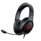 FANTECH VIBE MH85 50 MM DRIVERS LIGHTWEIGHT RED LIGHTING MULTI PLATFORM GAMING HEADSET 