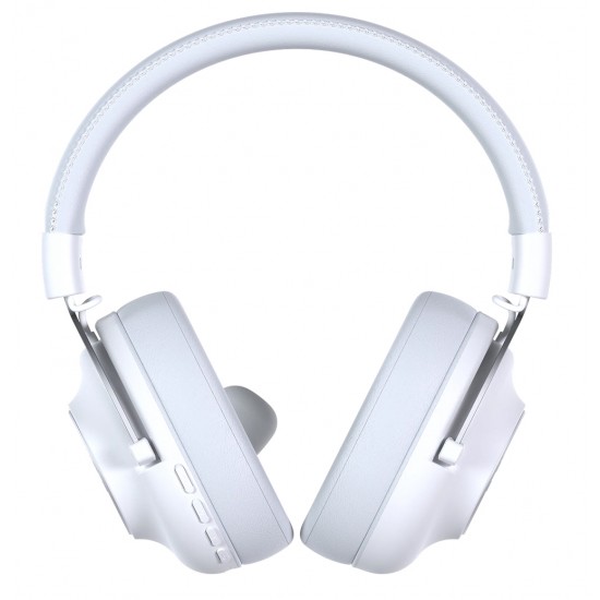 FANTECH WHG05 STELLAR TRI-MODE 105H BATTERY BLUETOOTH 5.3 & 2.4GHZ 40MM DRIVERS WIRELESS GAMING HEADSET - WHITE