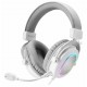 FIFINE AMPLIGAME H6 WIRED HEADPHONES WITH MICROPHONE-7.1 SURROUND SOUND-USB HEADSET WITH EQ MODE RGB SOFT EAR PADS FOR PC GAMING HEADSET - WHITE