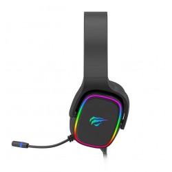 HAVIT GAMENOTE 7.1 USB SUPER 50MM SPEAKER 3D SURROUND SOUND RGB LED  LIGHTWEIGHT GAMING HEADSET