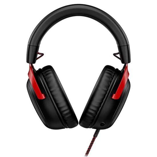 HYPERX CLOUD III 53 MM DRIVERS DTS:X® SPATIAL AUDIO ULTRA-CLEAR LED MICROPHONE WIRED GAMING HEADSET - BLACK/RED