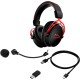 HYPERX CLOUD ALPHA WIRELESS 300 HOUR BATTERY LIFE DTS HEADPHONE :X SPATIAL AUDIO GAMING HEADSET  - RED 