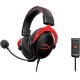 HYPERX CLOUD II GAMING HEADSET 7.1 VIRTUAL SURROUND SOUND FOR PC/PS4/PS5/XBOX/MOBILE - RED 