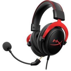 HYPERX CLOUD II GAMING HEADSET 7.1 VIRTUAL SURROUND SOUND FOR PC/PS4/PS5/XBOX/MOBILE - RED 