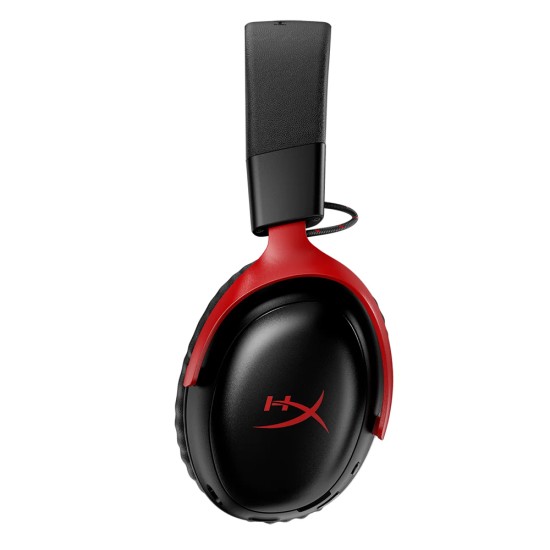 HYPERX CLOUD III S DUAL LEGENDARY SOUND SANS FIL UP TO 120-HOUR BATTERY, ANGLED 53MM DRIVERS WIRELESS GAMING HEADSET – BLACK/RED