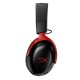 HYPERX CLOUD III S DUAL LEGENDARY SOUND SANS FIL UP TO 120-HOUR BATTERY, ANGLED 53MM DRIVERS WIRELESS GAMING HEADSET – BLACK/RED