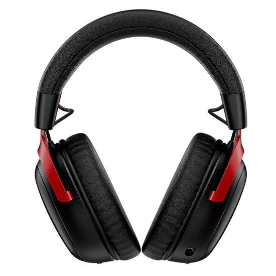 HYPERX CLOUD III S DUAL LEGENDARY SOUND SANS FIL UP TO 120-HOUR BATTERY, ANGLED 53MM DRIVERS WIRELESS GAMING HEADSET – BLACK/RED