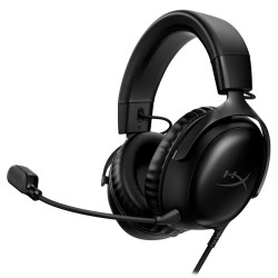 HYPERX CLOUD III 53 MM DRIVERS DTS:X® SPATIAL AUDIO ULTRA-CLEAR LED MICROPHONE WIRED GAMING HEADSET - BLACK