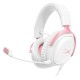 HYPERX CLOUD III ANGLED 53MM DRIVERS, NOISE-CANCELLING 10MM MIC AND MULTI-PLATFORM COMPATIBILITY WIRED GAMING HEADSET - WITE/PINK