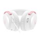 HYPERX CLOUD III ANGLED 53MM DRIVERS, NOISE-CANCELLING 10MM MIC AND MULTI-PLATFORM COMPATIBILITY WIRED GAMING HEADSET - WITE/PINK