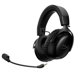 HYPERX CLOUD III S 120 HOURS BATTERY LIFE 2.4GHZ BLUETOOTH 53MM ANGLED DRIVERS DTS HEADPHONE:X SPATIAL AUDIO WIRELESS GAMING HEADSET - BLACK