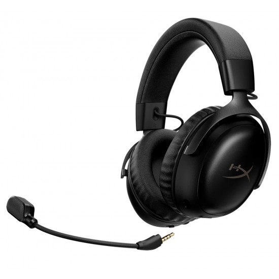 HYPERX CLOUD III S 120 HOURS BATTERY LIFE 2.4GHZ BLUETOOTH 53MM ANGLED DRIVERS DTS HEADPHONE:X SPATIAL AUDIO WIRELESS GAMING HEADSET - BLACK