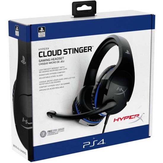 HYPERX CLOUD STINGER GAMING HEADSET PLAYSTATION OFFICIAL LICENSED PRODUCT