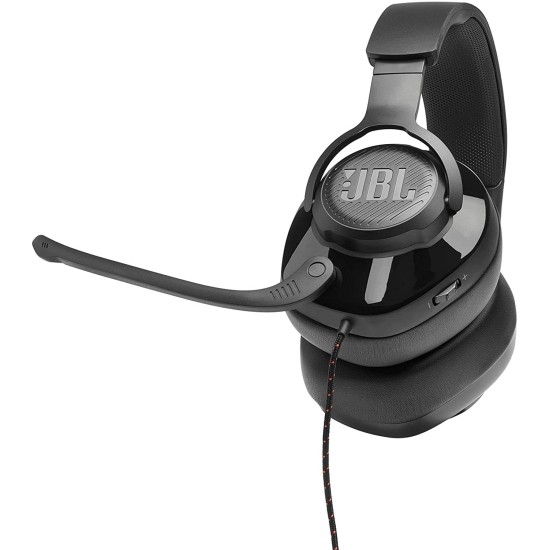 JBL QUANTUM 200 WIRED OVER-EAR GAMING HEADSET WITH MIC FLIP UP