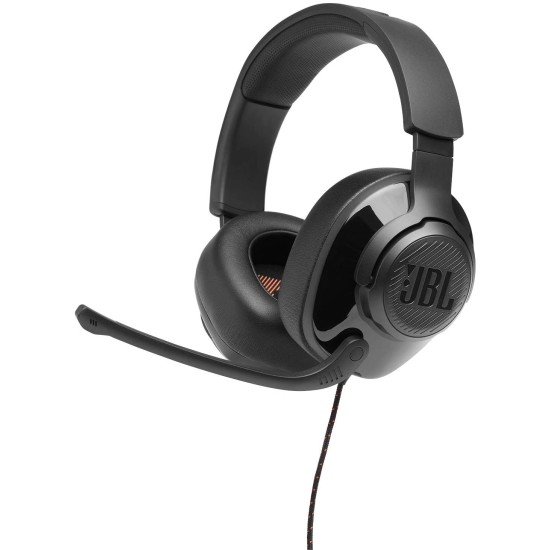 JBL QUANTUM 200 WIRED OVER-EAR GAMING HEADSET WITH MIC FLIP UP