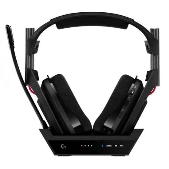 LOGITECH ASTRO A50 GEN 5 PRO-G GRAPHENE DRIVERS PLAYSYNC TRI-SYSTEM SWITCHING 24-BIT LIGHTSPEED & BLUETOOTH WIRELESS GAMING HEADSET - BLACK