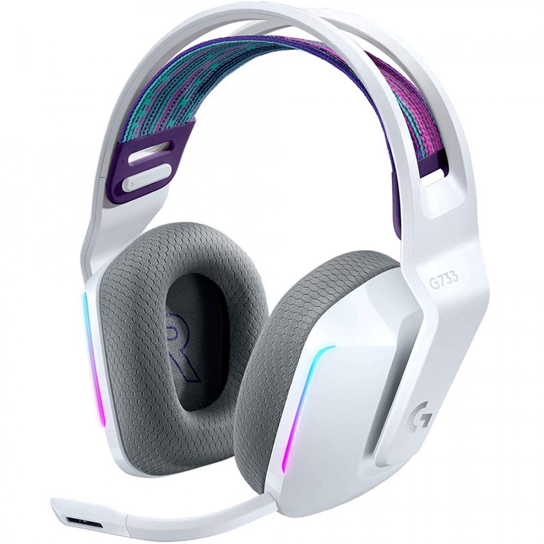 LOGITECH G733 LIGHTSPEED WITH SUSPENSION HEADBAND, LIGHTSYNC RGB, BLUE ...