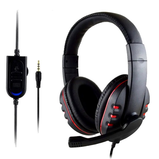 GAMING HEADPHONES PS488 MULTI PLATFORM WIRED 3.5MM JACK - PLAYSTAION / XBOX / MOBILE / PC / NINTENDO SWITCH 