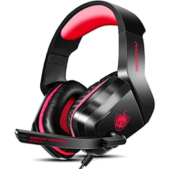 PHOINIKAS H1 3.5MM GAMING HEADSET - RED