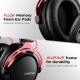 MPOW AIR 2.4G GAMING HEADSET WIRELESS CONNECTION RED