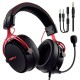 MPOW AIR WIRED GAMING HEADSET NO DELAY TRANSMISSION BLACK  AND RED