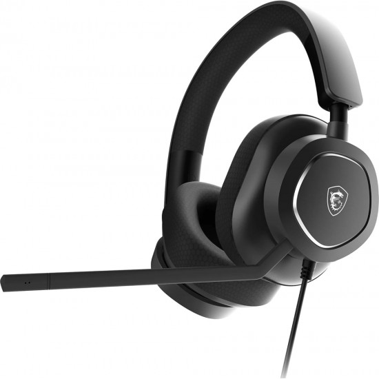 MSI MAESTRO 300 CARDIOID MIC 40MM NEODYMIUM DRIVERS NAHIMIC 3D SOUND USB-C WIRED GAMING HEADSET - BLACK